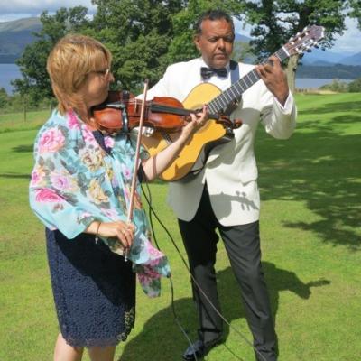 Cheek to cheek Violin and Guitar Duo Scotland