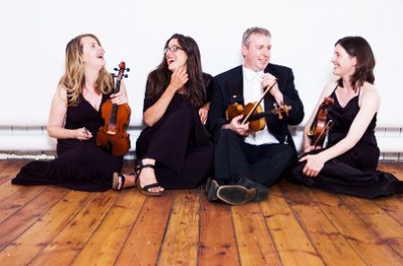 Newcastle String Quartet with hireaband